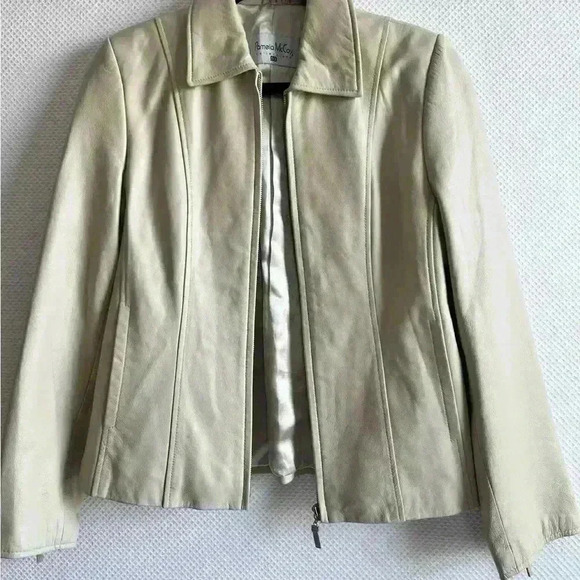 VINTAGE Pamela McCoy Genuine Leather Jacket ~ Small ~ Incredible Condition! - Picture 9 of 13